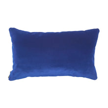 Load image into Gallery viewer, BLUE COASTAL STRIPE VELVET CUSHION