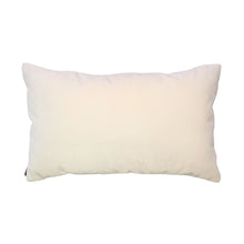 Load image into Gallery viewer, YELLOW AND OFF WHITE DIAGONAL STRIPE VELVET CUSHION