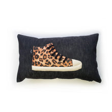Load image into Gallery viewer, Leopard Neutral Hi-Top Trainer Cushion