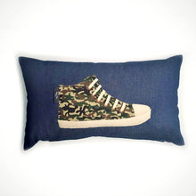 Load image into Gallery viewer, Camouflage Print Hi-Top Trainer Cushion