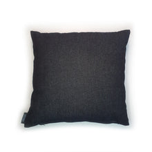 Load image into Gallery viewer, Hazeldee Home Handmade 3D Tiger Head cushion.      A great conversational Tiger cushion!  Bring some fun and colour into your space with this fun cushion with a bold tiger head cushion with 3D mane trim on a black washed denim fabric base!  Approximately 16" x 16" (40cm x 40cm) with a zip at the base.     Comes with a polycotton cushion inner.