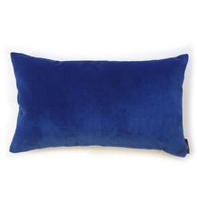Load image into Gallery viewer, Hazeldee Home Handmade cotton Italian velvet rectangle bolster cushion. A simple but effective accent cushion that adds warmth and texture to any space. A great addition to minimalist décor, a fantastic way to introduce colour and an accompaniment to a maximalist interior. Approximately 12" x 20" (30cm x 50cm) with a concealed zip. Comes with a polycotton cushion inner. Perfect neutral tone for your hygge style home!
