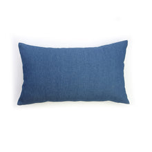 Load image into Gallery viewer, Hazeldee Home Handmade hi-top trainer cushion with real laces trim on a blue denim base.  We kept this version box fresh white and added colourful rainbow rivet detail for subtle colour and fun.  A great conversational trainer cushion for kids and grown ups alike!  Bring some fun and colour into your space with this handmade cushion with a hi-top trainer with laces detail!  White hi-top sneaker trainer cushion with rainbow coloured eyelets.  Approximately 12" x 20" (30cm x 50cm) with a zip opening.
