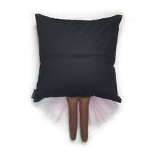 Load image into Gallery viewer, Hazeldee Home Handmade character kid's cushion with trim and legs that extend from the body of the cushion. Approximately 16" x 16" (40cm x 40cm) with a centre back zip. Comes with a polycotton cushion inner. Each Hazeldee Home Munchkin Character Cushion comes with a numbered Certificate of Authenticity.