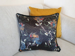 Ochre Faux Fur Cushion