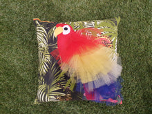 Load image into Gallery viewer, Red Parrot Cushion
