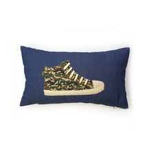 Load image into Gallery viewer, Camouflage Print Hi-Top Trainer Cushion
