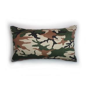 Camouflage Colour Block Trainer Cushion with Laces