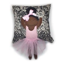 Load image into Gallery viewer, Hazeldee Home Handmade character kid&#39;s cushion with trim and legs that extend from the body of the cushion.    Approximately 16&quot; x 16&quot; (40cm x 40cm) with a centre back zip. Comes with a polycotton cushion inner.  Each Hazeldee Home Munchkin Character Cushion comes with a numbered Certificate of Authenticity. 
